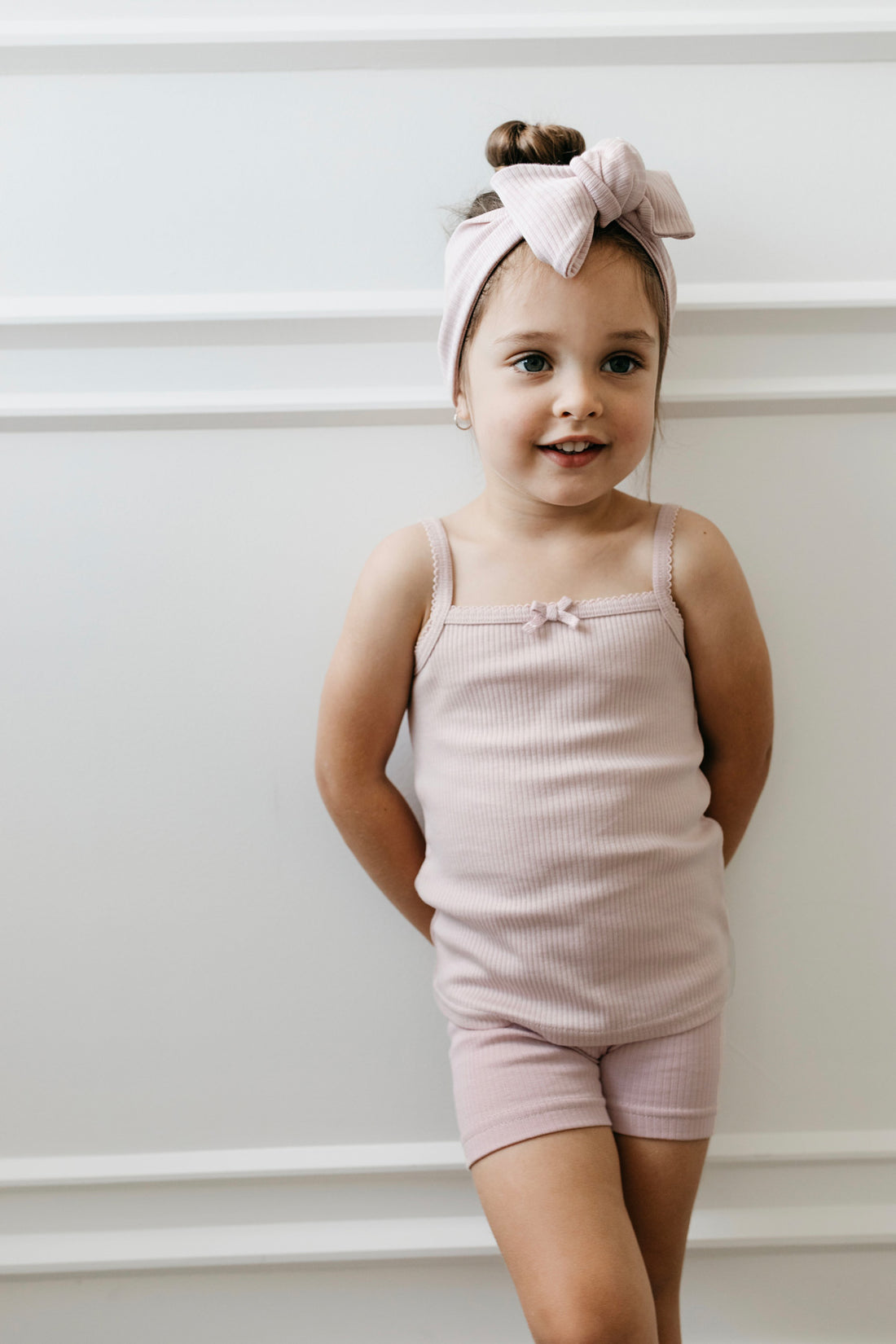 Organic Cotton Modal Singlet - Rosie Childrens Singlet from Jamie Kay NZ