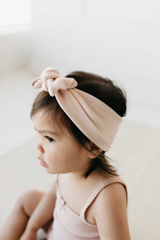 Organic Cotton Modal Headband - Ballet Pink