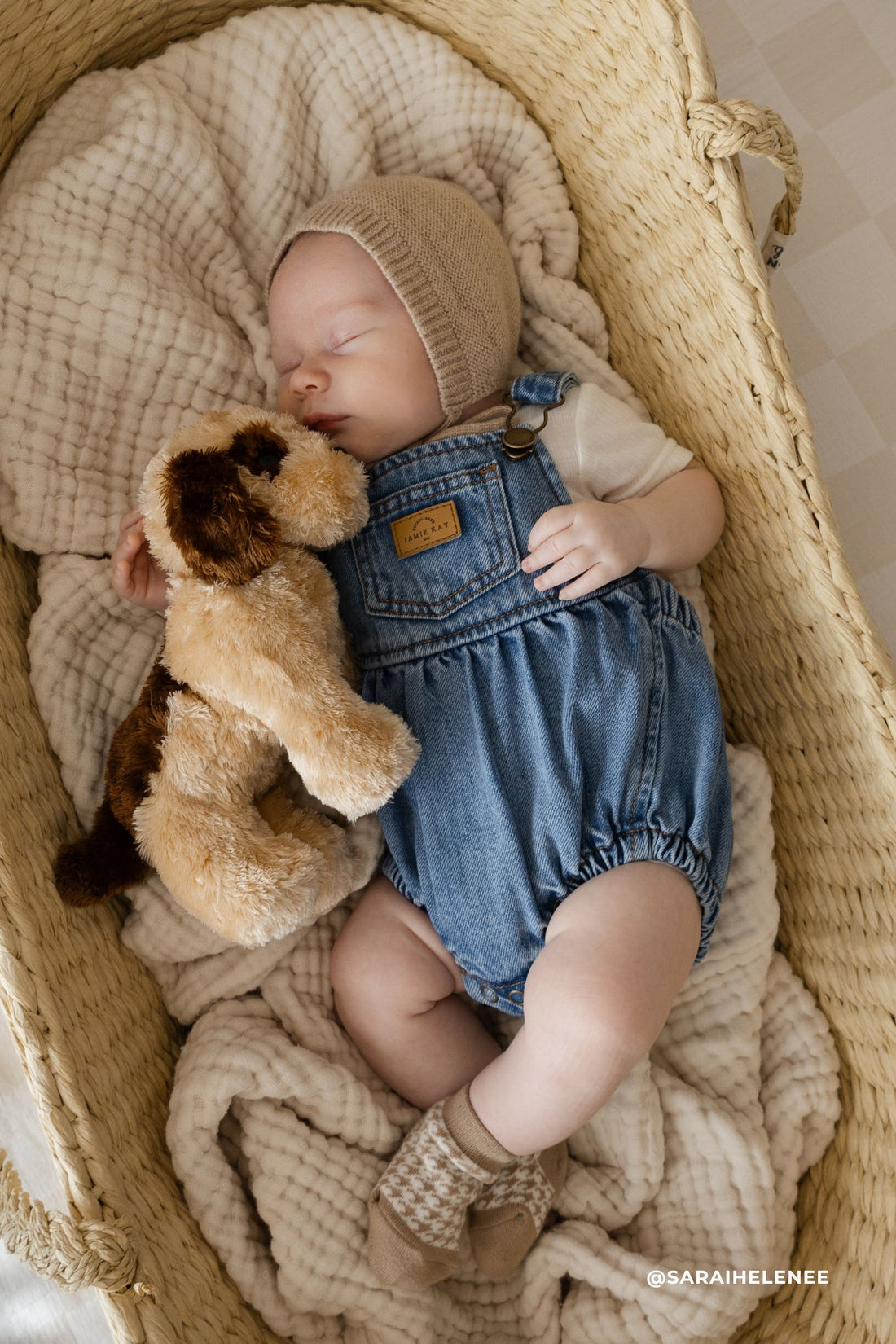 Pax Playsuit - Vintage Denim Childrens Playsuit from Jamie Kay NZ