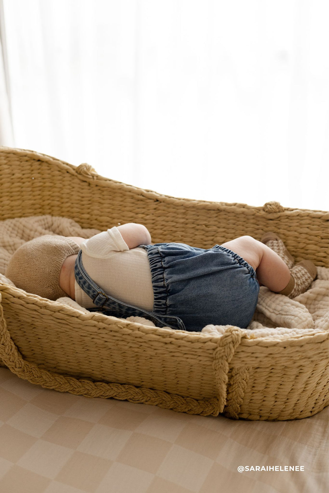 Pax Playsuit - Vintage Denim Childrens Playsuit from Jamie Kay NZ