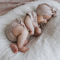 Organic Cotton Frill Bloomer - Amber Rose Childrens Bloomer from Jamie Kay NZ