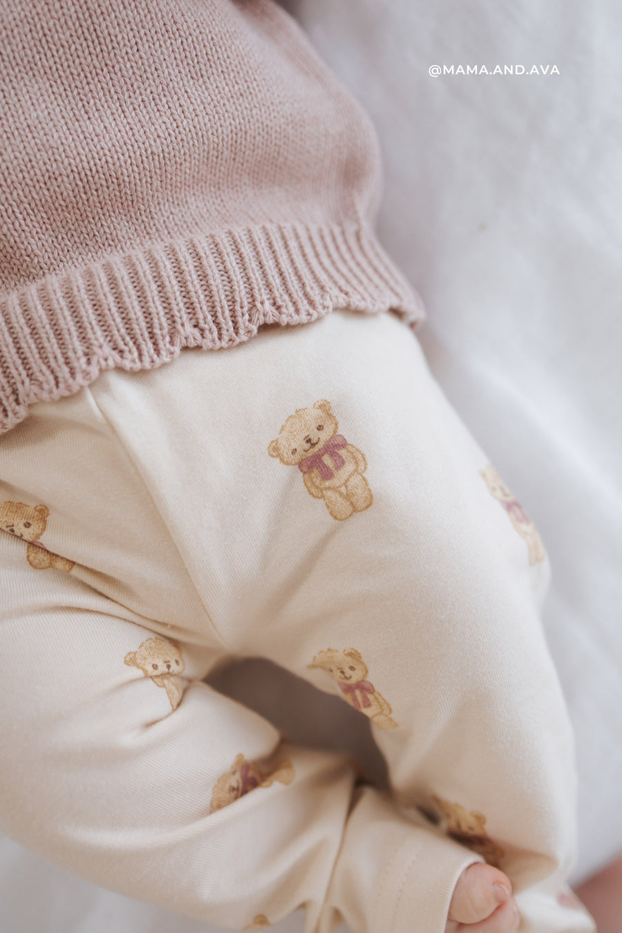 Organic Cotton Everyday Legging - Little Georgie Childrens Legging from Jamie Kay NZ