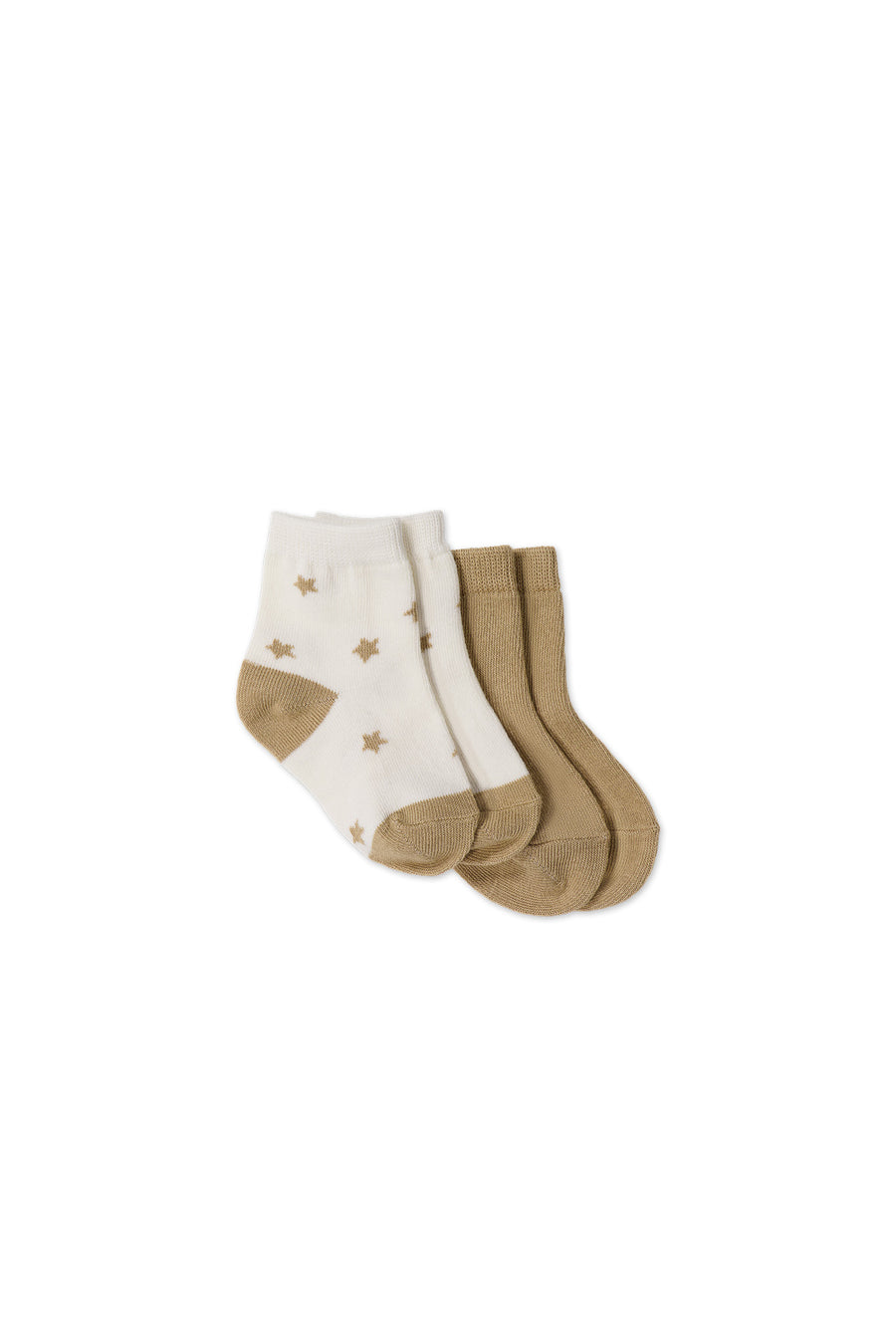 2PK Sock - Twinkle Toes Fawn/Fawn Childrens Sock from Jamie Kay NZ