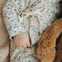 Organic Cotton Wrap Onepiece - Adnola Floral Childrens Onepiece from Jamie Kay NZ