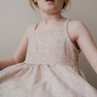 Organic Cotton Samantha Dress - Amber Rose Childrens Dress from Jamie Kay NZ