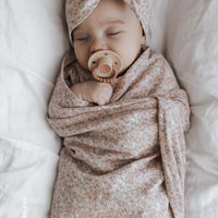 Organic Cotton Wrap Blanket - Amber Rose Childrens Blanket from Jamie Kay NZ