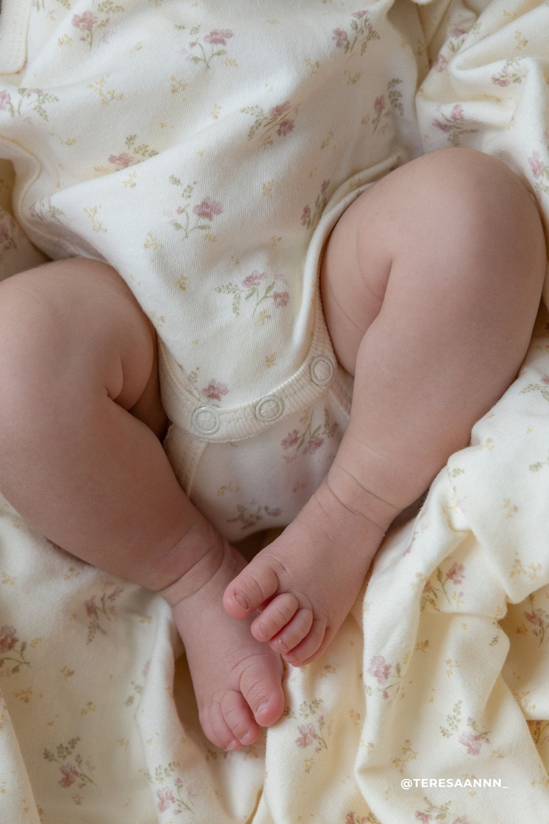 Organic Cotton Marina Bodysuit - Thelma Parchment Childrens Bodysuit from Jamie Kay NZ