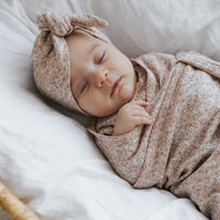 Organic Cotton Wrap Blanket - Amber Rose Childrens Blanket from Jamie Kay NZ