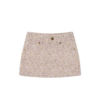 Alison Twill Skirt - Chloe Lilac Childrens Skirt from Jamie Kay NZ