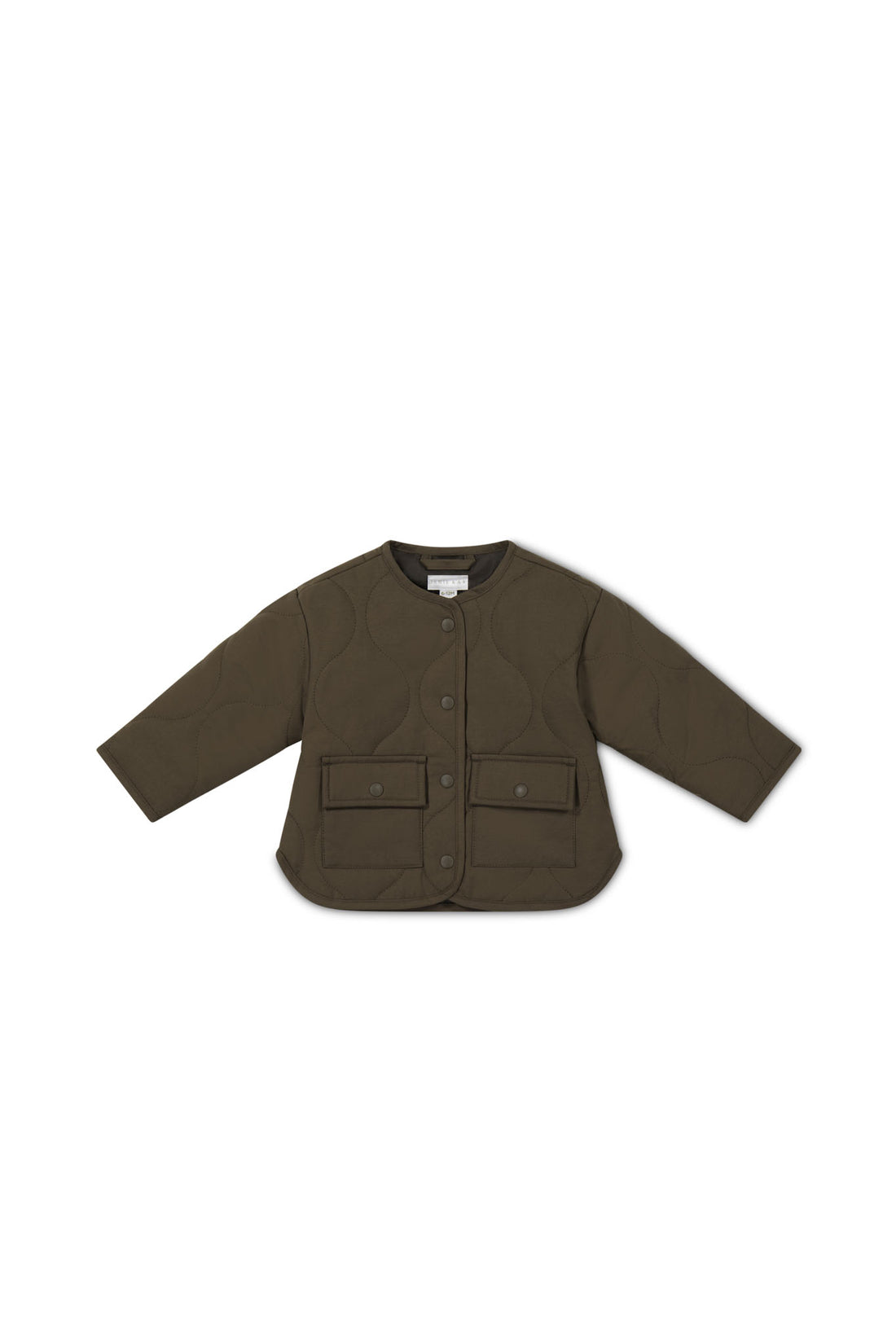 Arie Puffer Jacket - Dark Coffee Childrens Jacket from Jamie Kay NZ