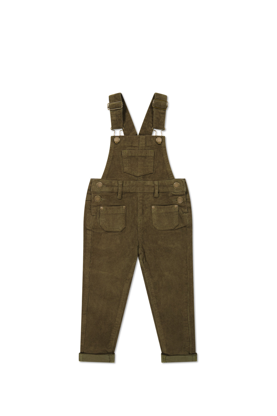 Arlo Cord Overall - Deep Olive Childrens Overall from Jamie Kay NZ