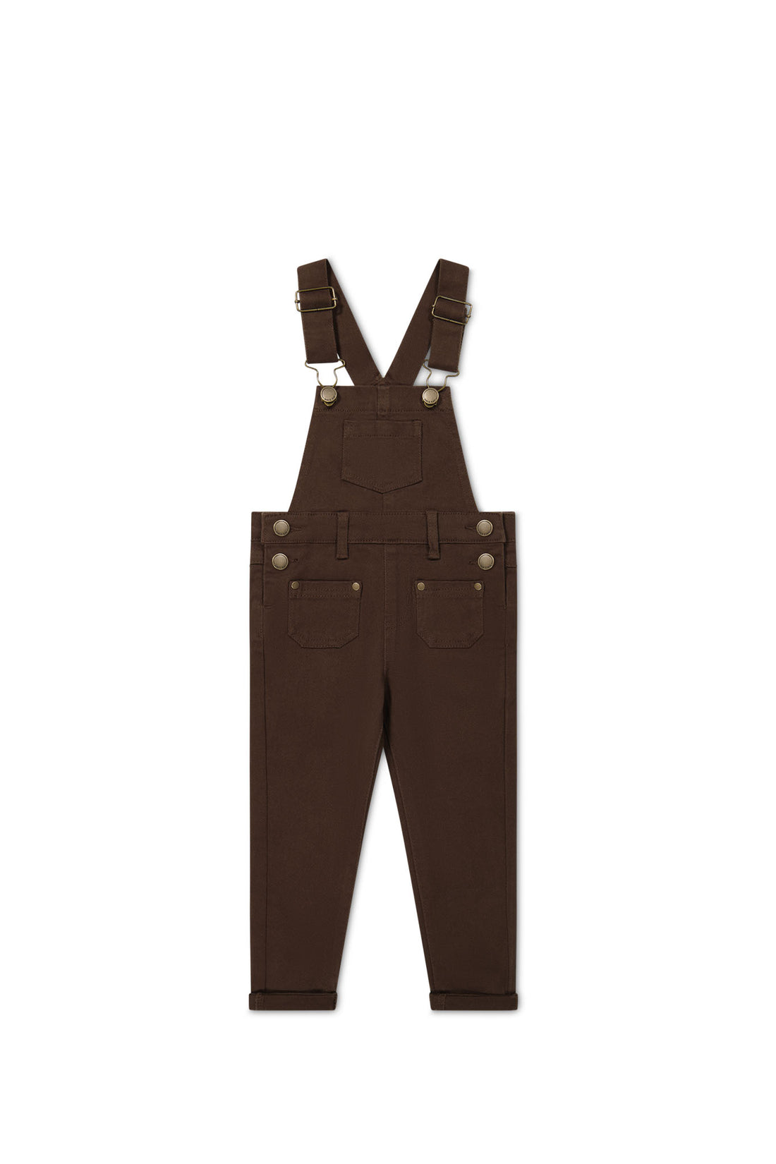 Arlo Overall - Dark Coffee Childrens Overall from Jamie Kay NZ