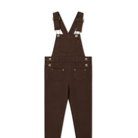 Arlo Overall - Dark Coffee Childrens Overall from Jamie Kay NZ