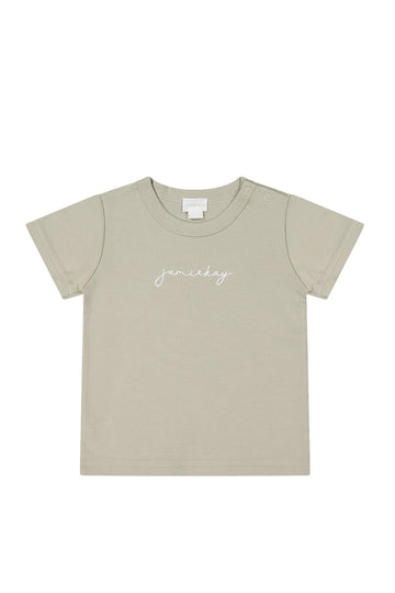 Pima Cotton Aude Tee - Mist Childrens Top from Jamie Kay NZ