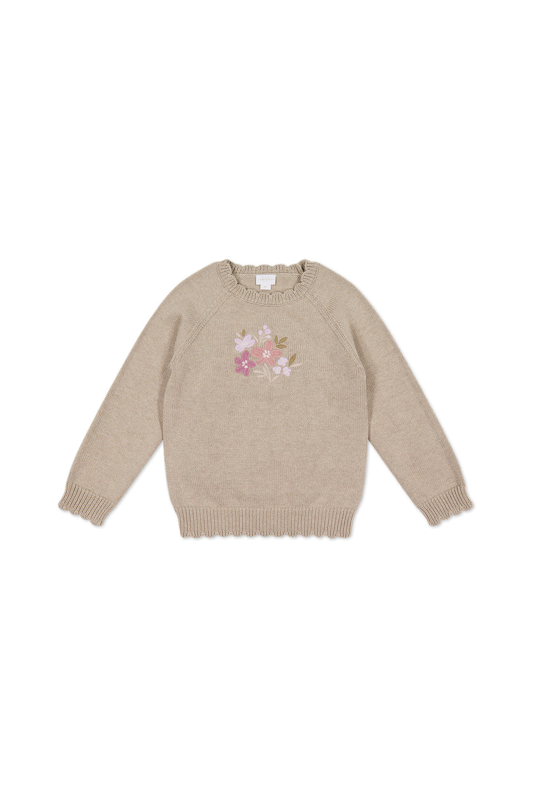 Audrey Jumper - Biscuit Marle Childrens Jumper from Jamie Kay NZ