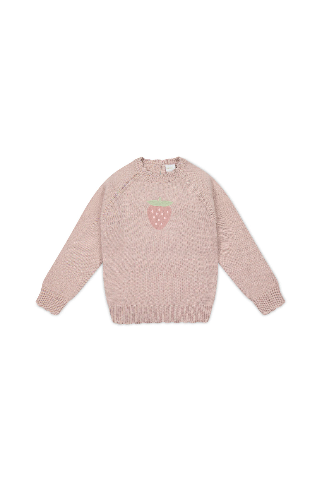 Audrey Knitted Jumper - Strawberry Childrens Jumper from Jamie Kay NZ