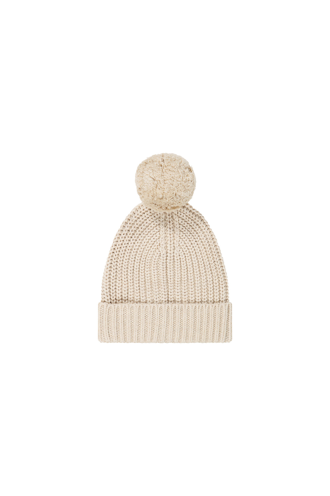 Aurelie Beanie - Oatmeal Marle Childrens Hat from Jamie Kay NZ