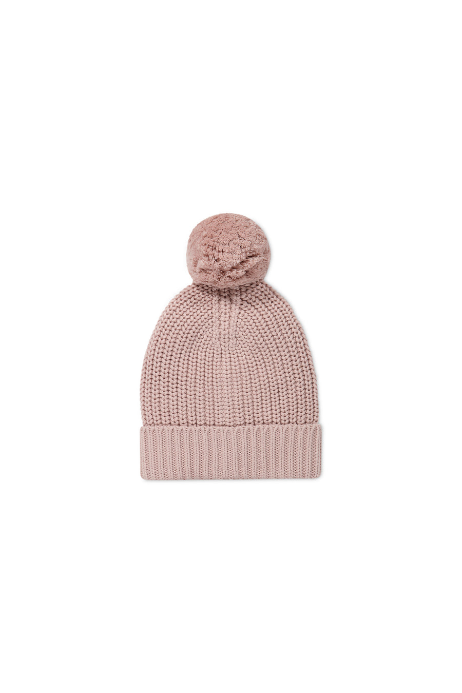 Aurelie Beanie - Shell Pink Childrens Hat from Jamie Kay NZ