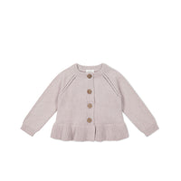 Ava Cardigan - Violet Tint Childrens Cardigan from Jamie Kay NZ