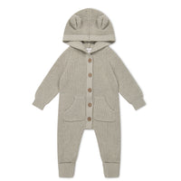 Bear Knit Onepiece - Moss Marle Childrens Onepiece from Jamie Kay NZ