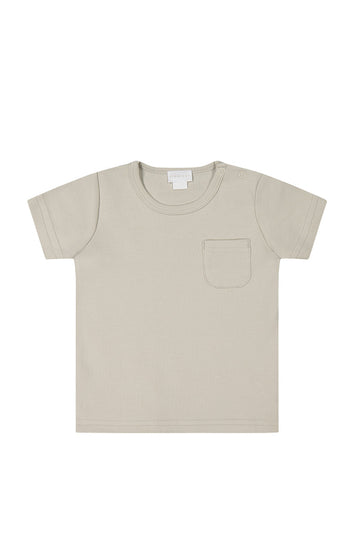 Pima Cotton Cameron Tee - Aloe Childrens Tee from Jamie Kay NZ