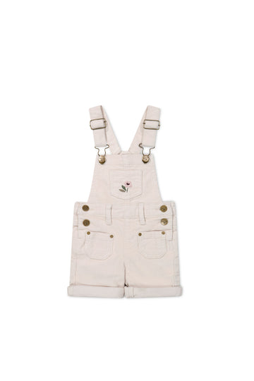 Chase Short Cord Overall - Rosewater Petite Goldie Childrens Overall from Jamie Kay NZ