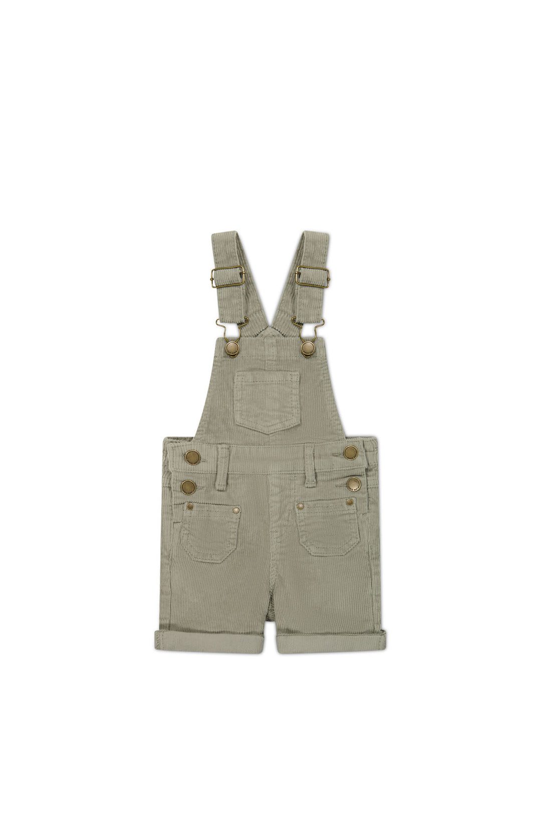 Chase Short Cord Overall - Moss Childrens Overall from Jamie Kay NZ