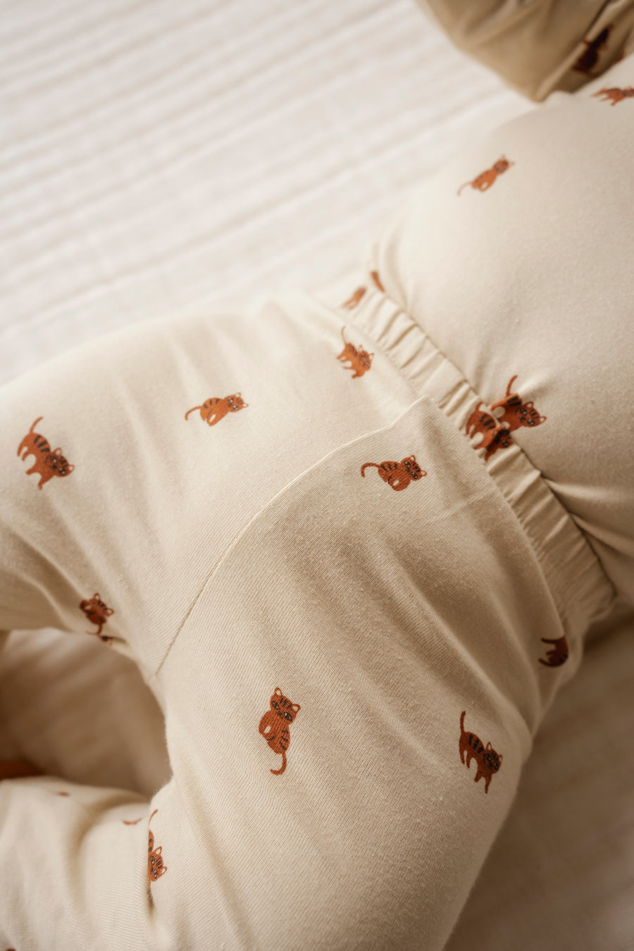 Organic Cotton Everyday Legging - Tommy Tigers Childrens Legging from Jamie Kay NZ