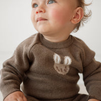 Ethan Jumper - Sepia Marle Childrens Jumper from Jamie Kay NZ