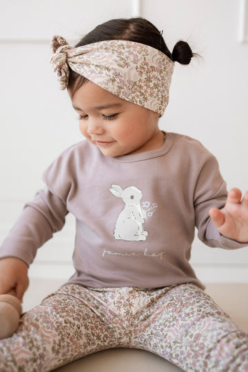 Pima Cotton Marley Long Sleeve Top - Lavender Musk Childrens Top from Jamie Kay NZ