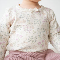 Organic Cotton Long Sleeve Bodysuit - Penny's Egg Hunt Childrens Bodysuit from Jamie Kay NZ
