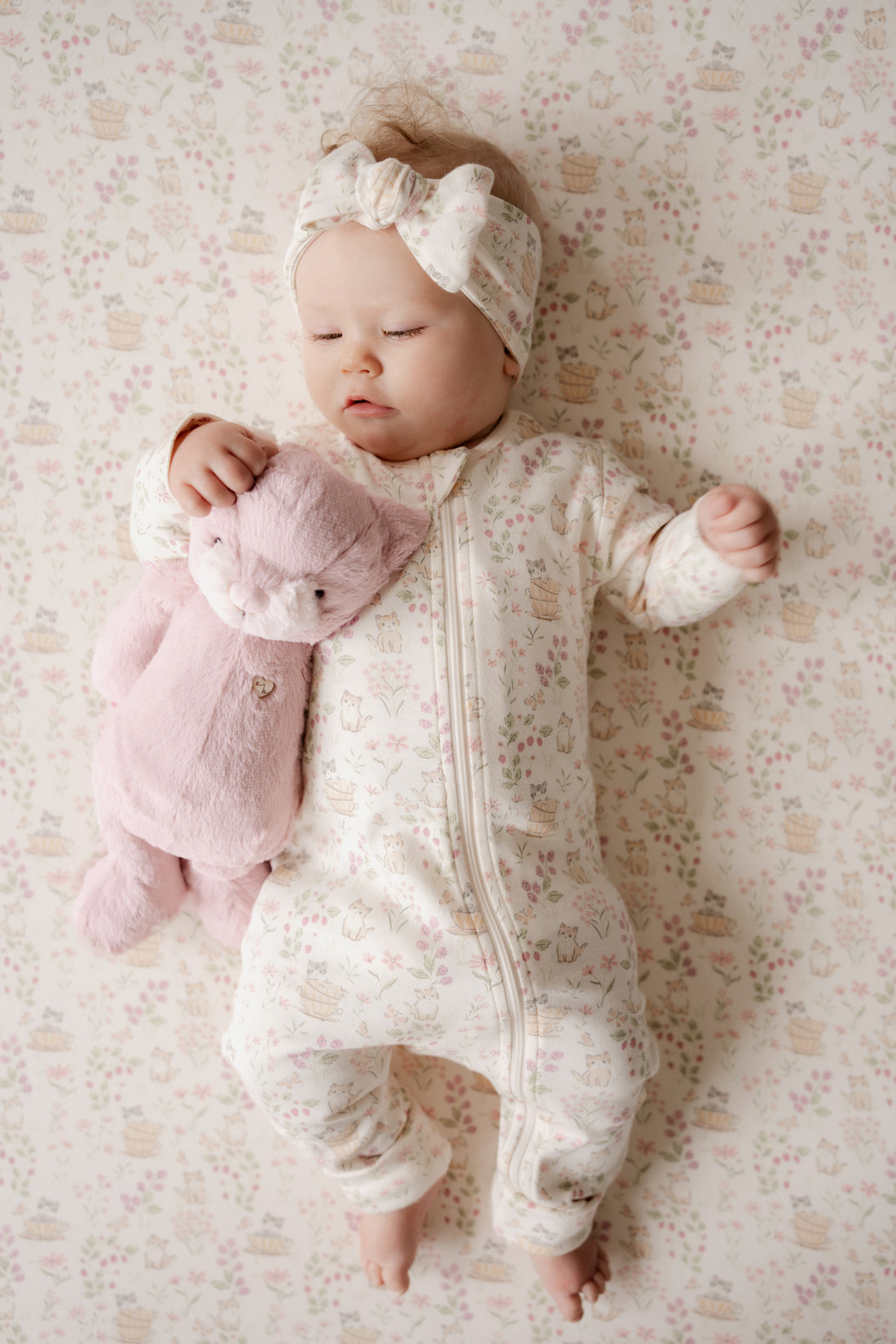 Organic Cotton Gracelyn Onepiece - Moons Garden Childrens Onepiece from Jamie Kay NZ