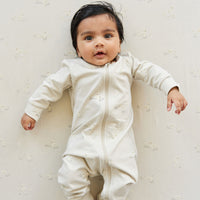 Organic Cotton Gracelyn Onepiece - Ducks In A Row Seed Silver Lining Childrens Onepiece from Jamie Kay NZ