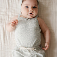 Organic Cotton Bridget Singlet Bodysuit - Rosalie Fields Bluefox Childrens Bodysuit from Jamie Kay NZ