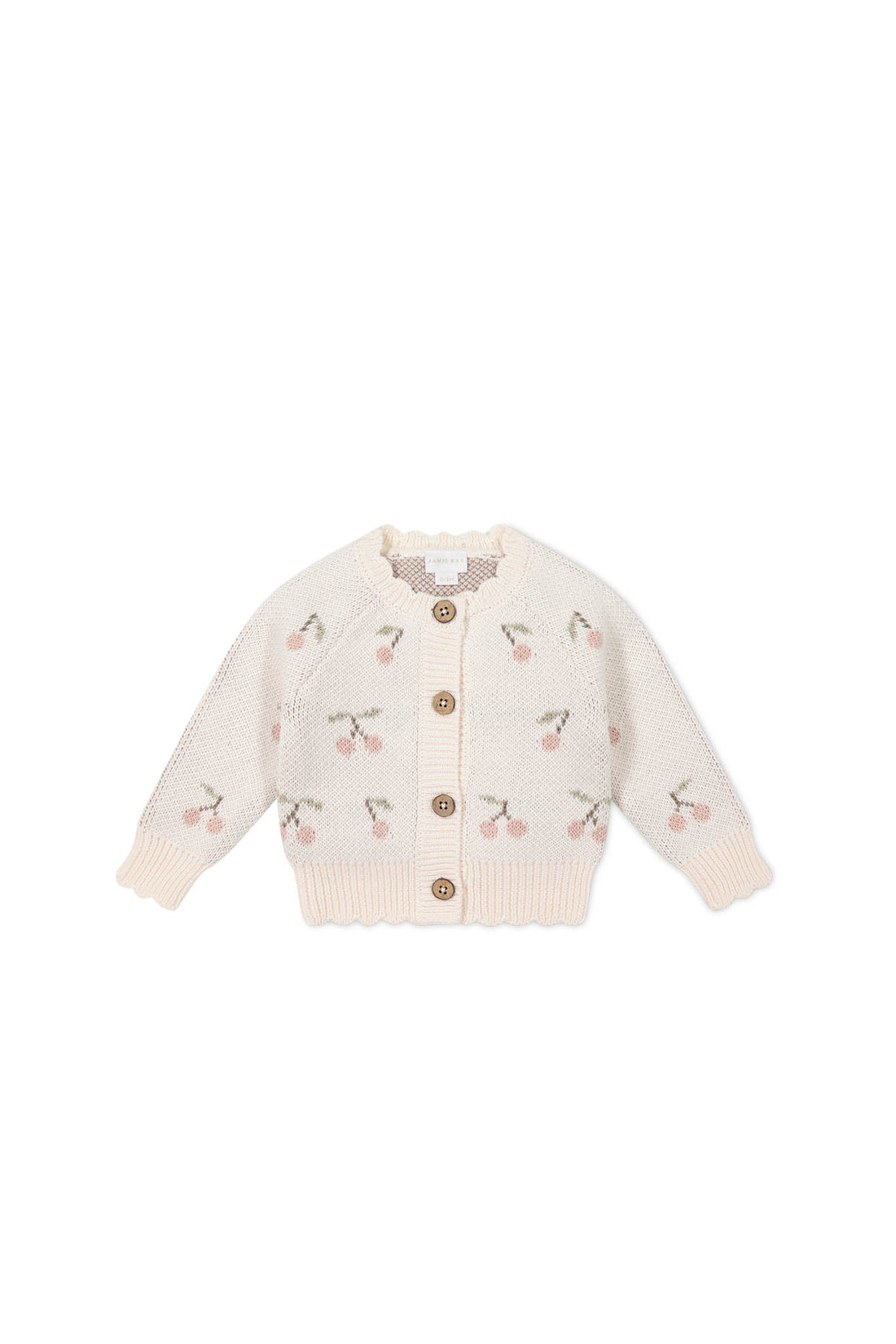 Delilah Cardigan - Cherry Love Blush Childrens Cardigan from Jamie Kay NZ