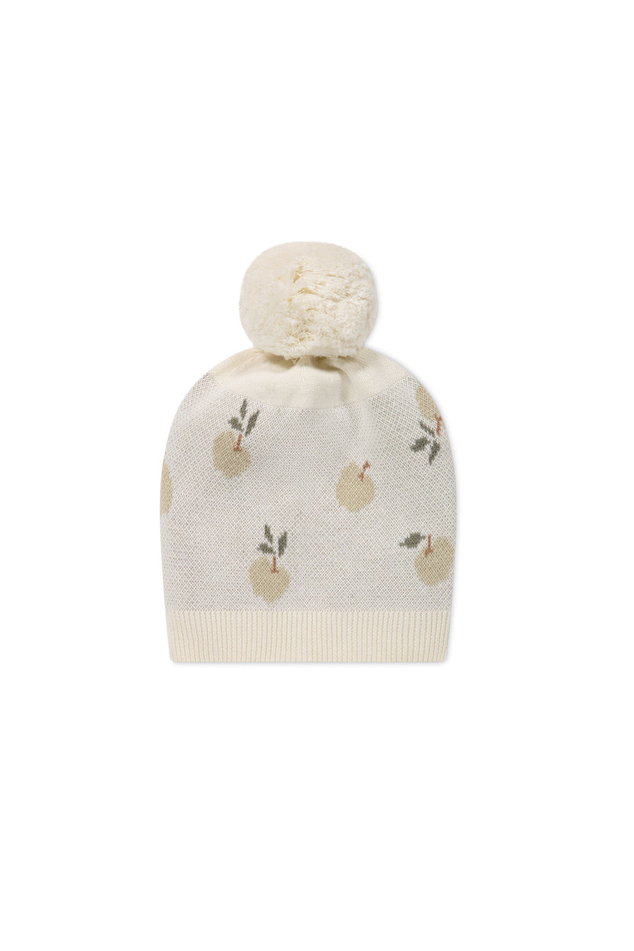 Ethan Hat - Jacquard Fresh Apple Tofu Childrens Hat from Jamie Kay NZ