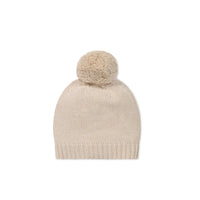Ethan Hat - Oatmeal Marle Childrens Hat from Jamie Kay NZ