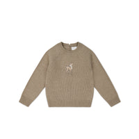 Ethan Jumper - Doe Marle Deer Childrens Jumper from Jamie Kay NZ