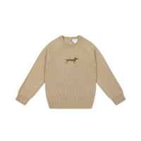 Ethan Jumper - Fawn Basil Childrens Jumper from Jamie Kay NZ