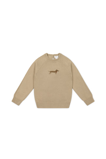 Ethan Jumper - Fawn Basil Childrens Jumper from Jamie Kay NZ