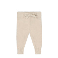 Ethan Pant - Oatmeal Marle Childrens Pant from Jamie Kay NZ