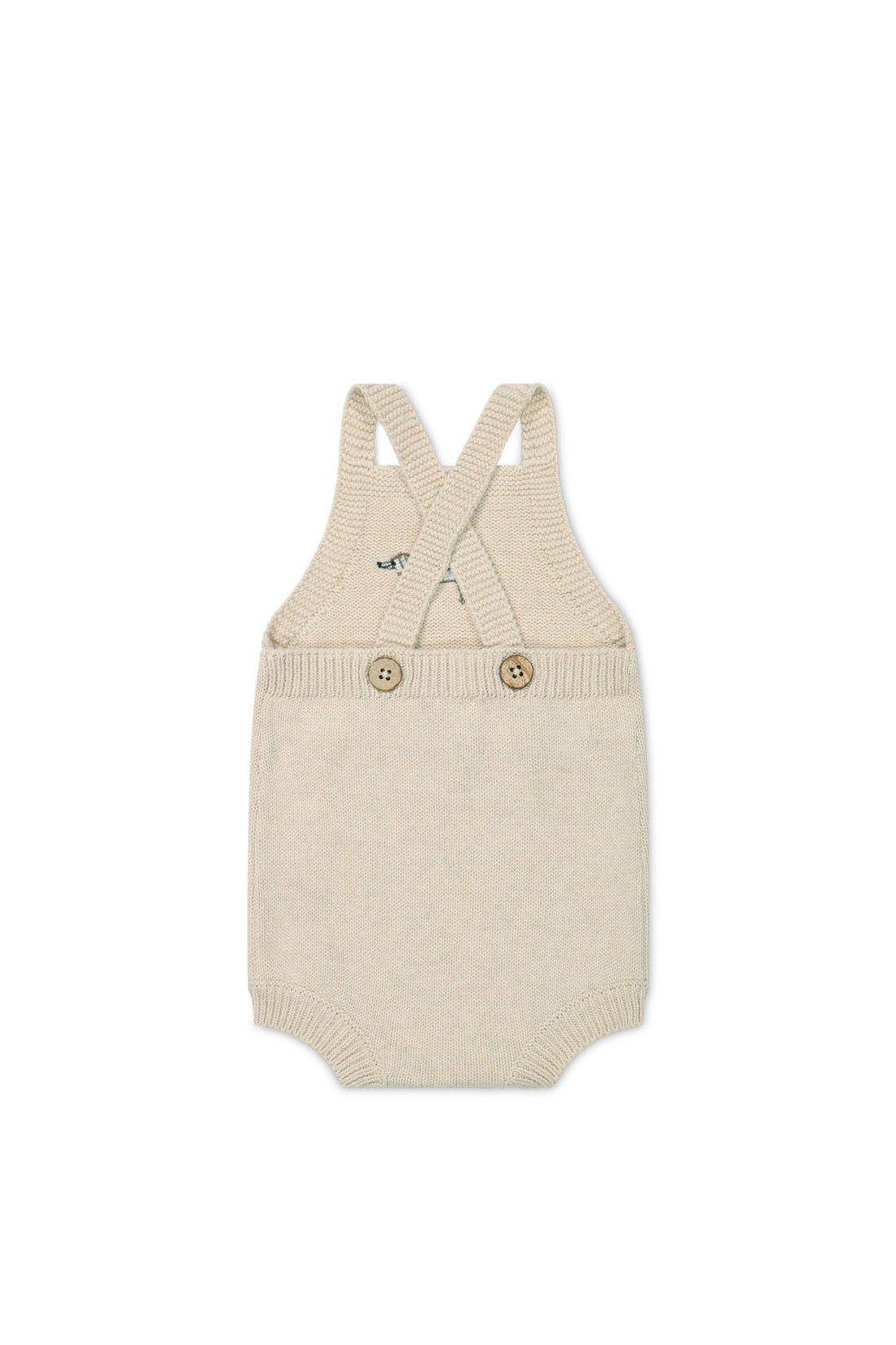 Ethan Playsuit - Oatmeal Marle Cosy Basil Childrens Playsuit from Jamie Kay NZ