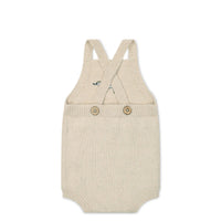 Ethan Playsuit - Oatmeal Marle Cosy Basil Childrens Playsuit from Jamie Kay NZ