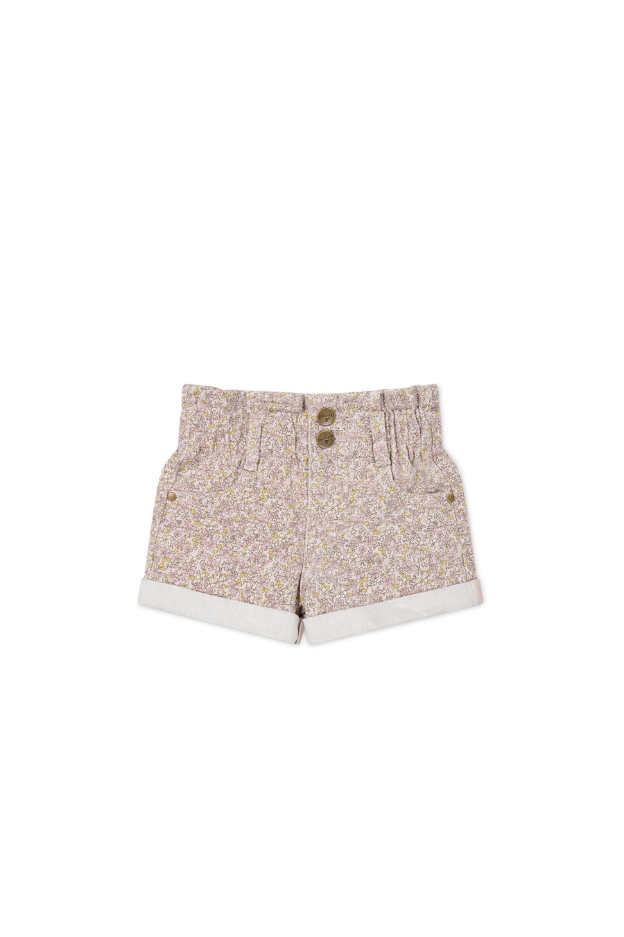 Grace Cotton Twill Short - Chloe Lilac Childrens Short from Jamie Kay NZ