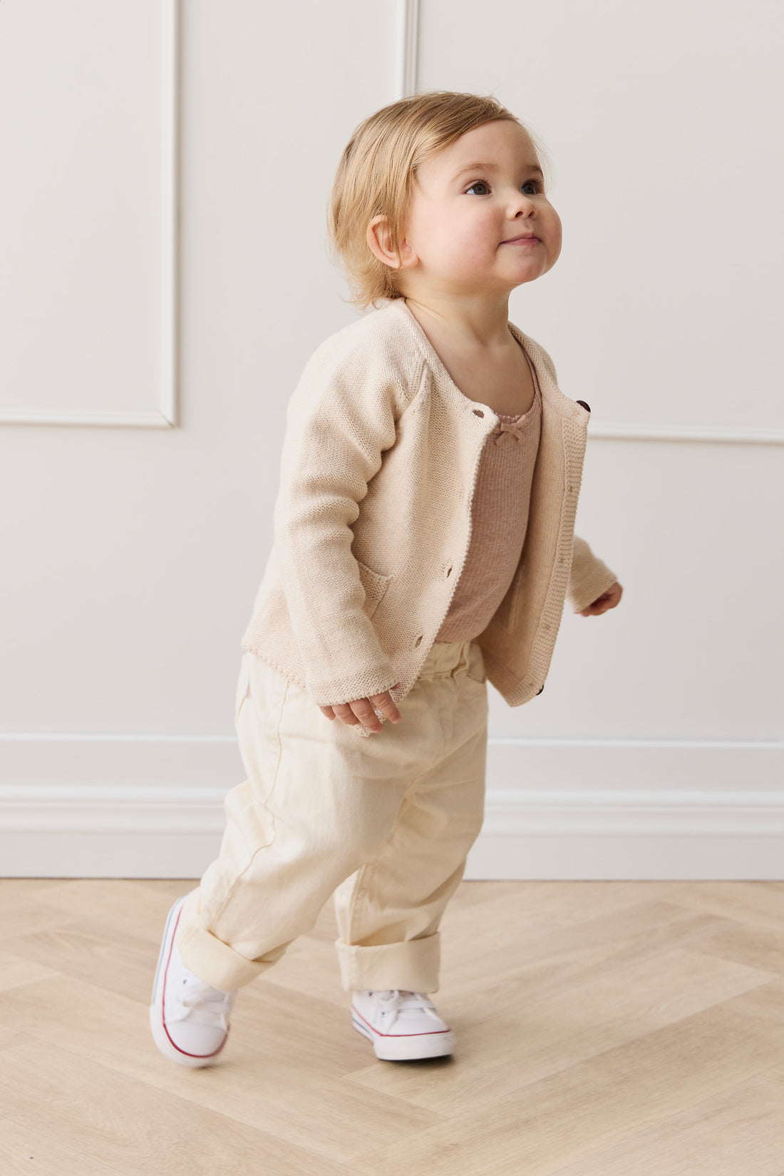 Kingsley Pant - Natural Childrens Pant from Jamie Kay NZ