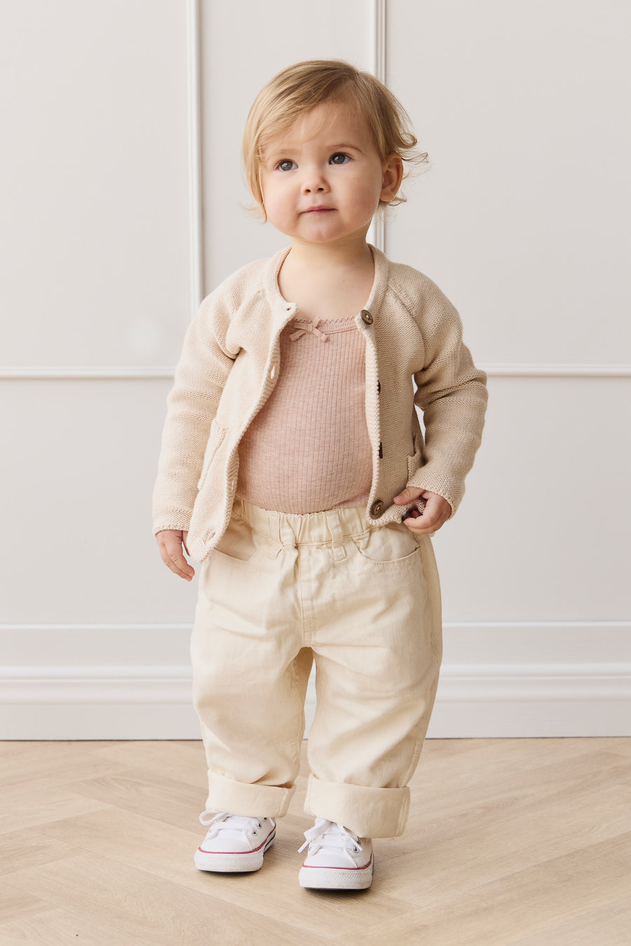 Kingsley Pant - Natural Childrens Pant from Jamie Kay NZ