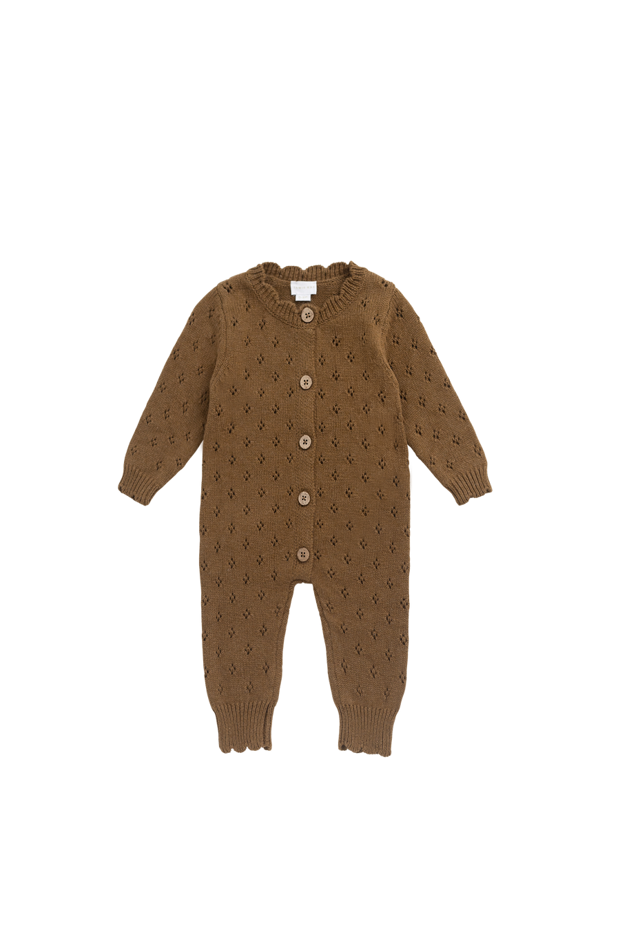 Emily Knitted Onepiece - Mushroom Bronze Marle