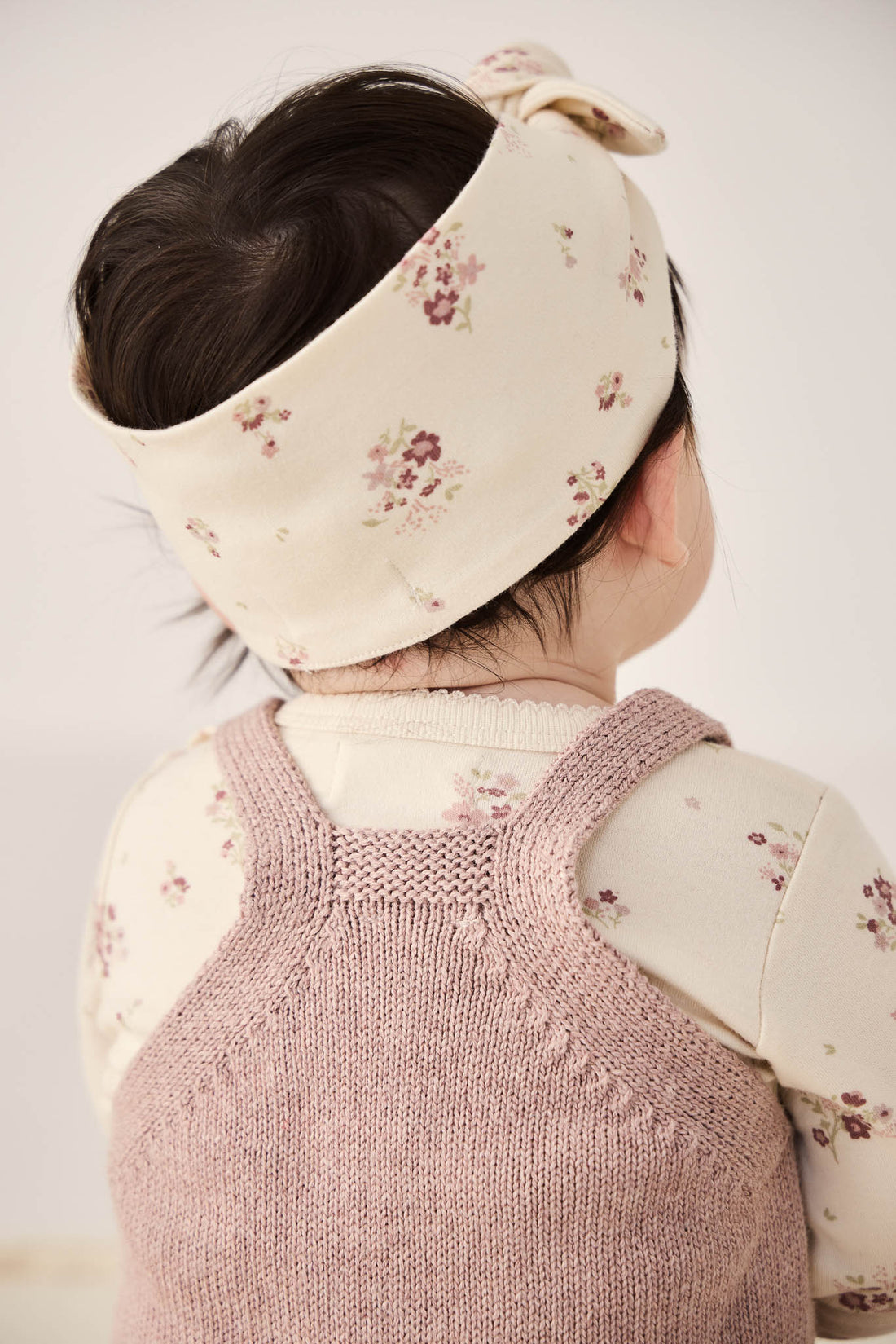 Organic Cotton Headband - Lauren Floral Tofu Childrens Headband from Jamie Kay NZ