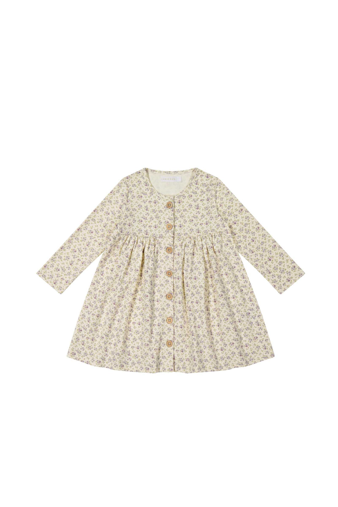 Organic Cotton Poppy Dress - Rosalie Fields Raindrops