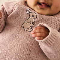 Audrey Knitted Jumper - Shell Marle Childrens Knitwear from Jamie Kay NZ